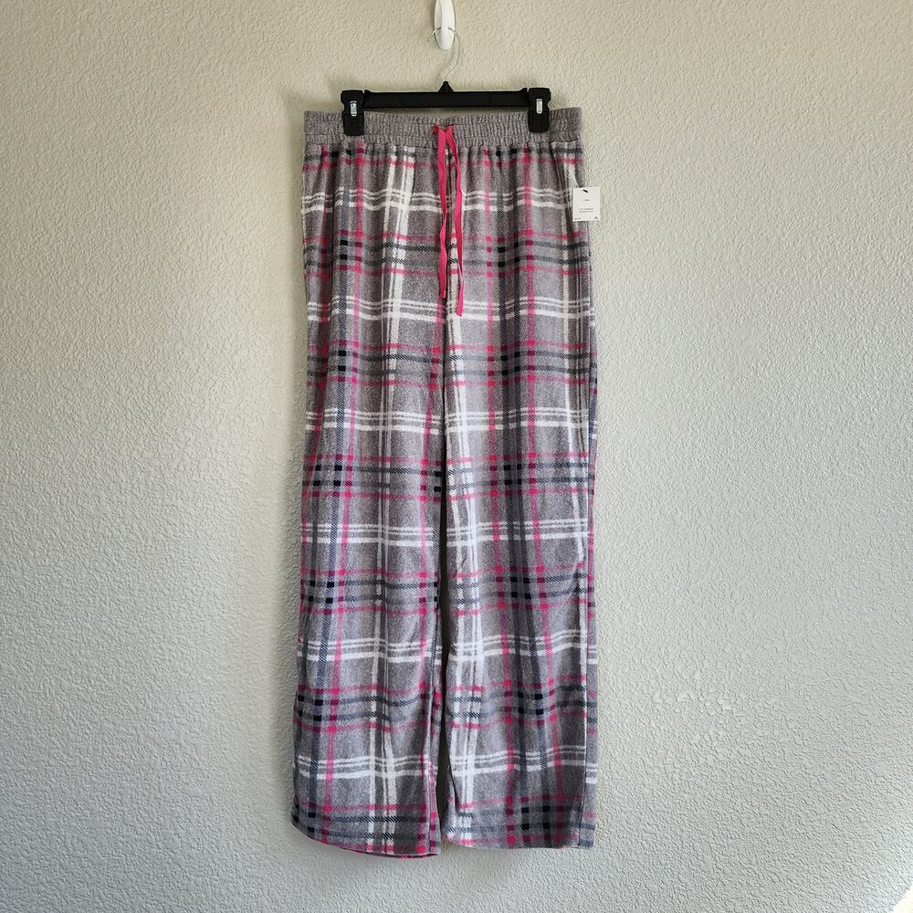 Steve Madden 2-Piece Microfleece Plaid Pajama Set - Picture 5 of 11